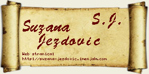 Suzana Jezdović vizit kartica